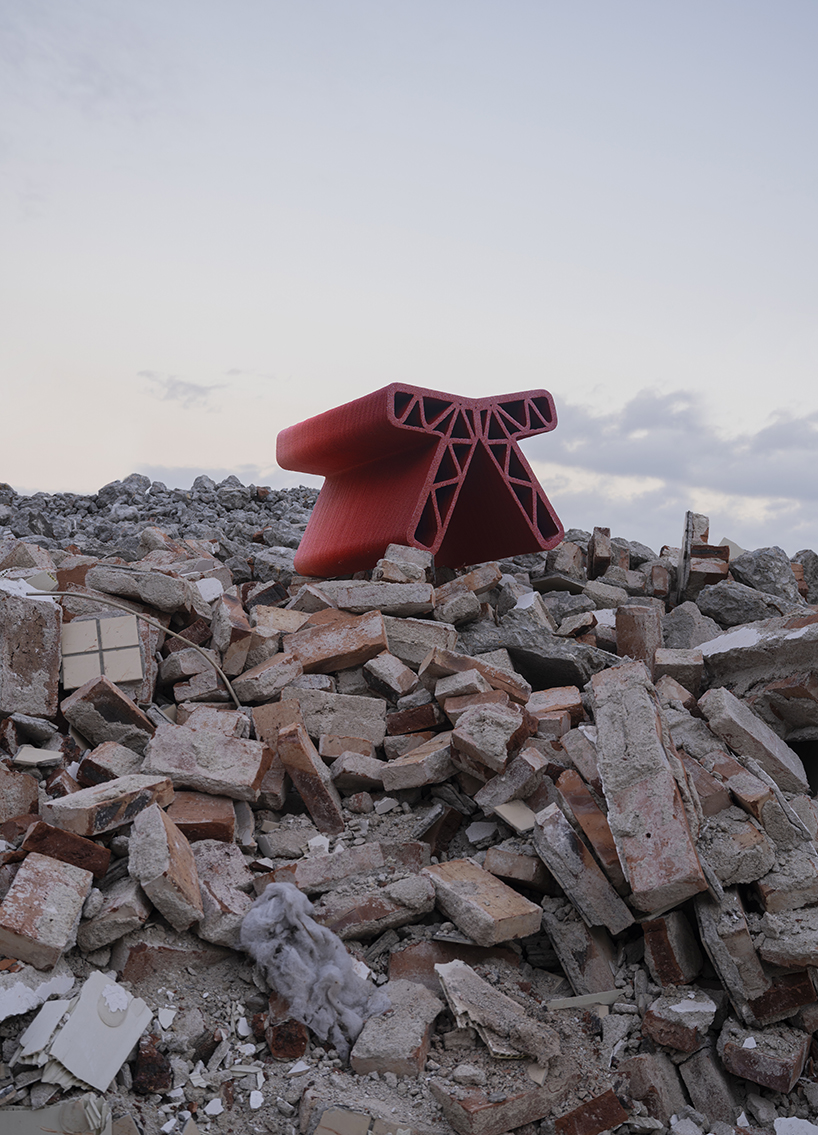 3D printed street furniture recycles concrete and&nbsp;brick waste from demolished urban villages - 4