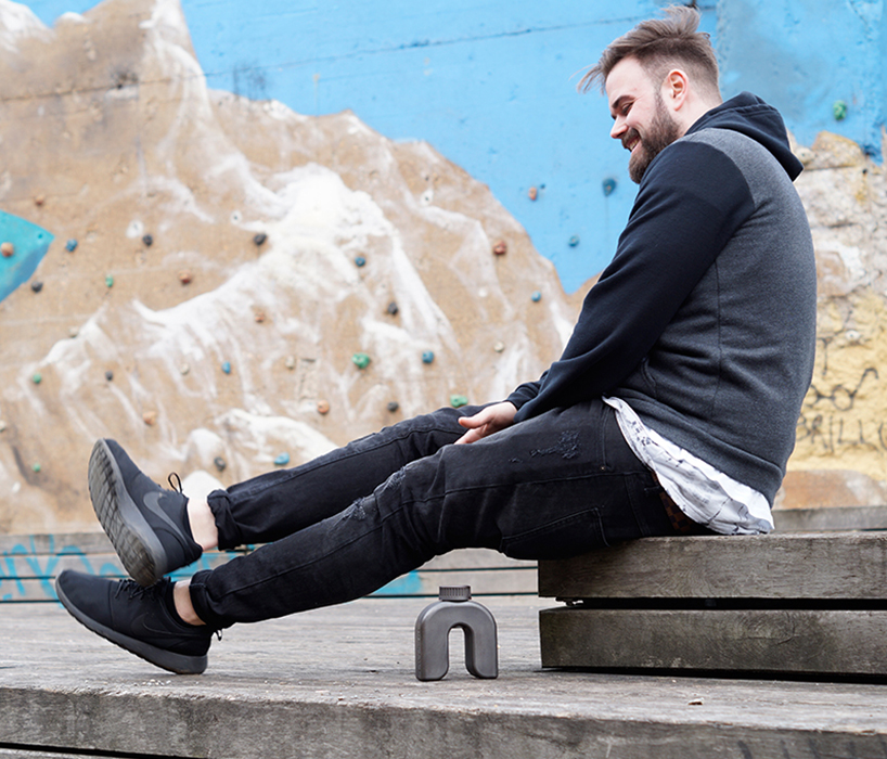 franky leering designs flyingJACK stainless steel bottle