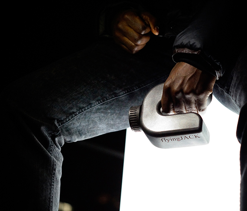 franky leering designs flyingJACK stainless steel bottle