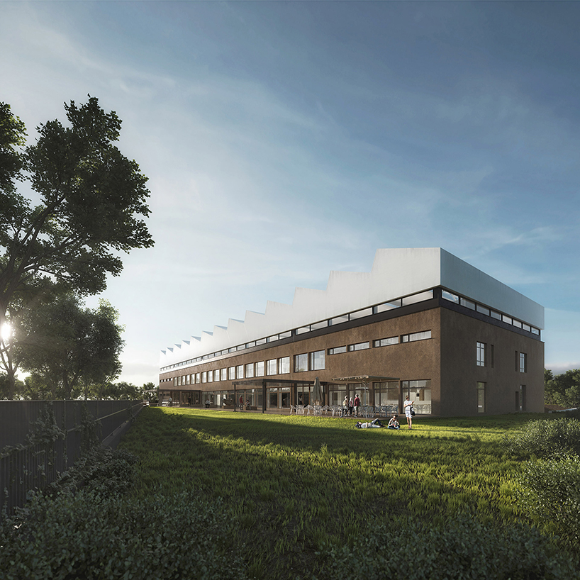 neostudio library university of life sciences poznan designboom