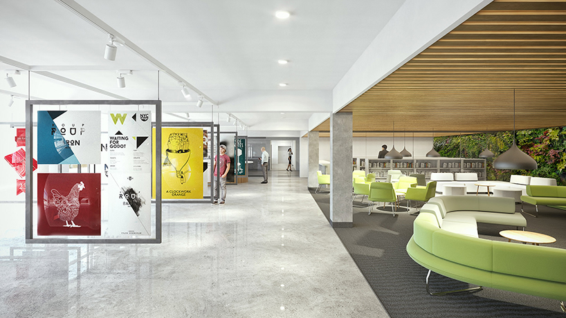 neostudio library university of life sciences poznan designboom