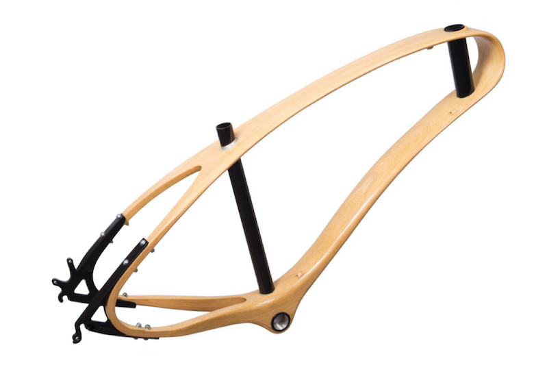 wooden bicycle frame jan