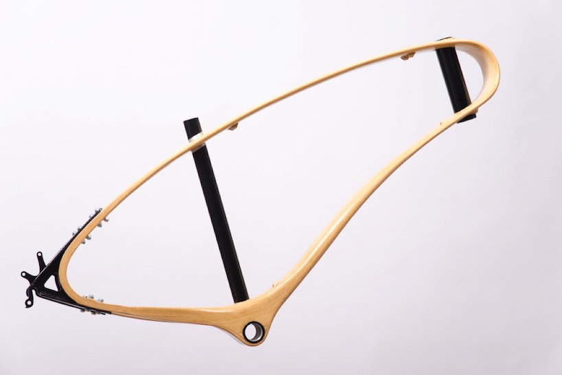 wooden bicycle frame jan