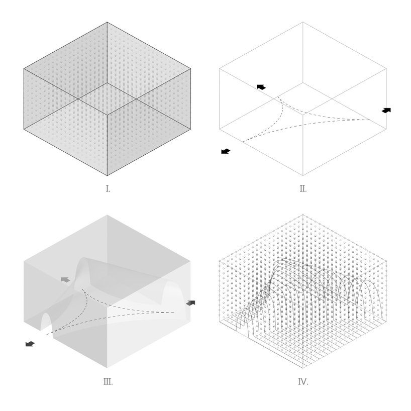 update studio's stillness installation in beijing's 798 district