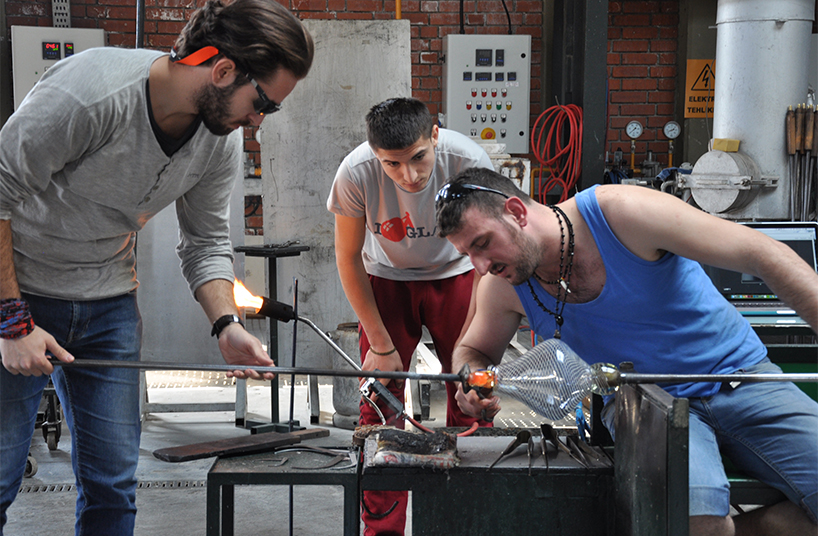  rezzan hasoglu moirai glass lamps designboom