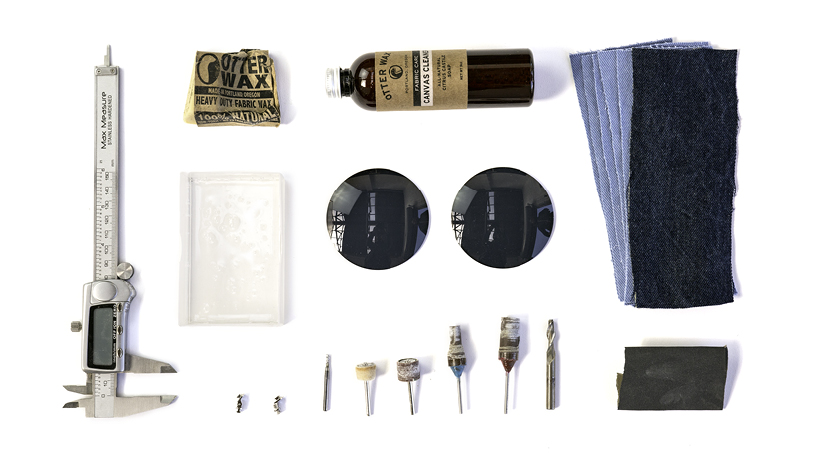 mosevic solid denim sunglasses designboom