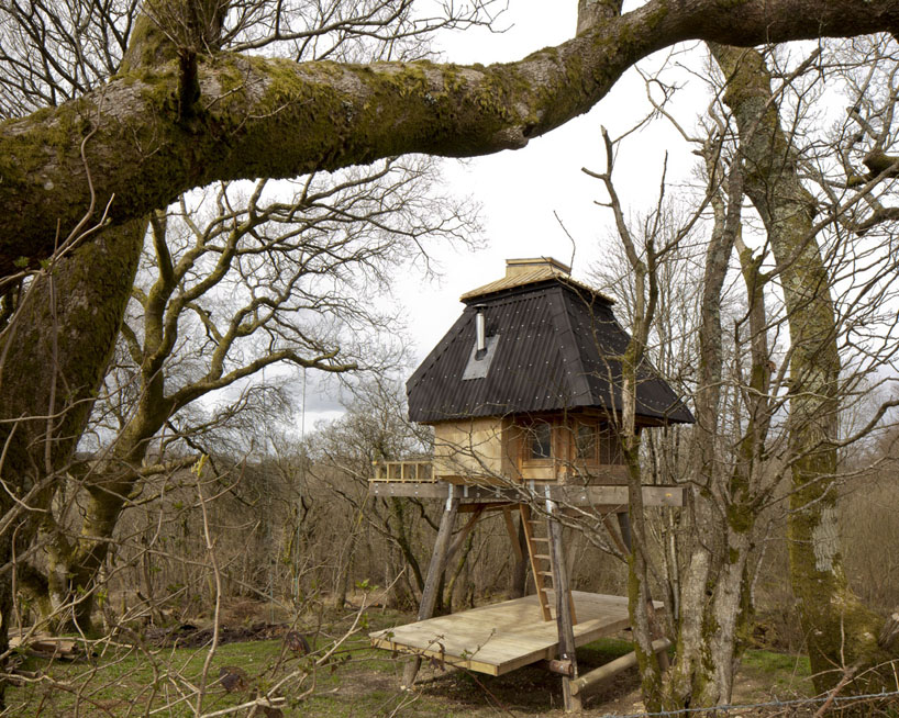 nozomi nakabayashi hut on stilts designboom