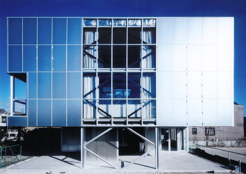 kikumi kusumoto designs steel box TB house in nagoya-shi, japan