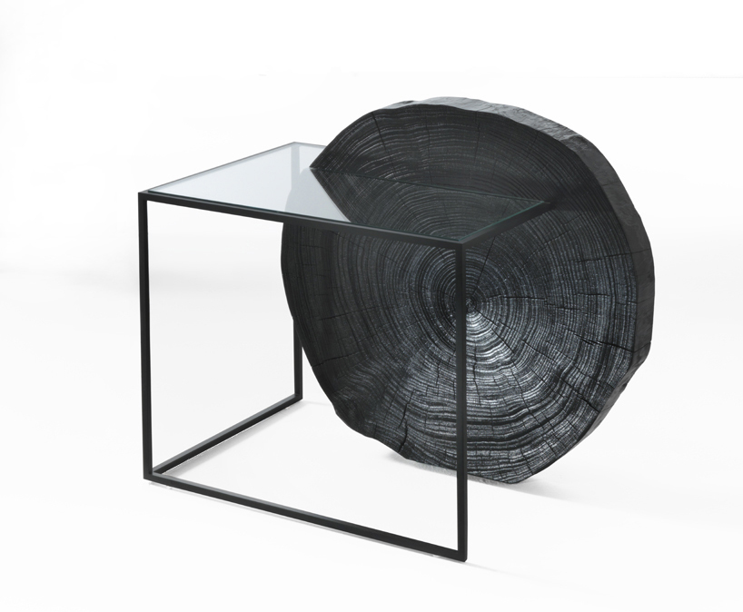 vernicemogano's kurtz & marlow tables at milan design week