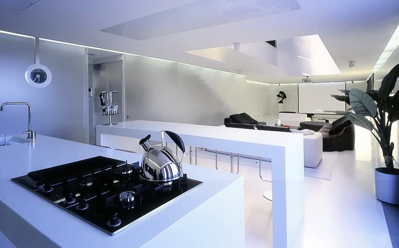 svetozar andreev converts 18th century attic into three-level penthouse