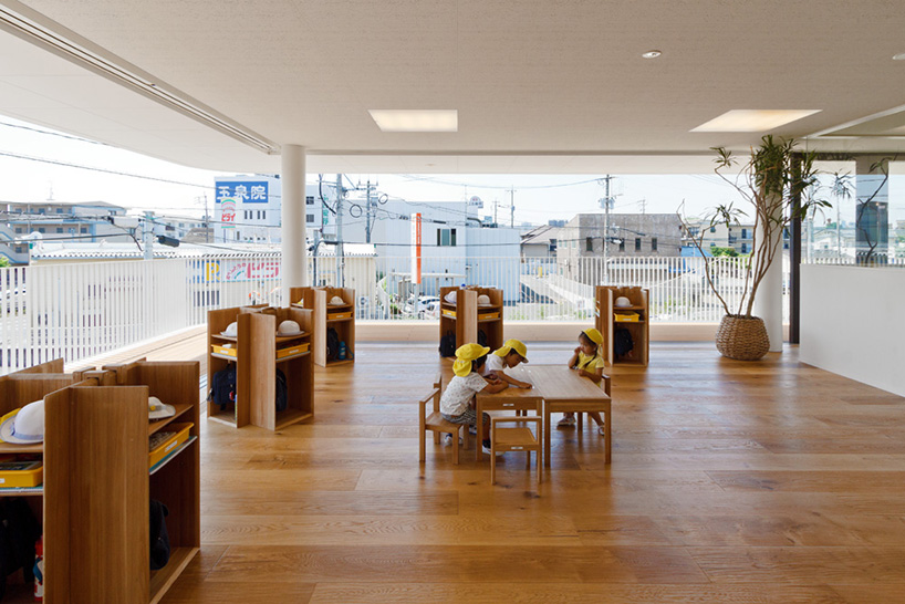 puddle-filled D1 kindergarten and nursery completed in kumamoto