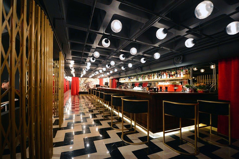 joseph barakat architect's art deco lobby for teatro verdun in beirut, lebanon