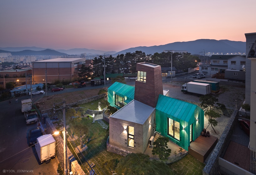 on architecture tower house gimhae korea designboom