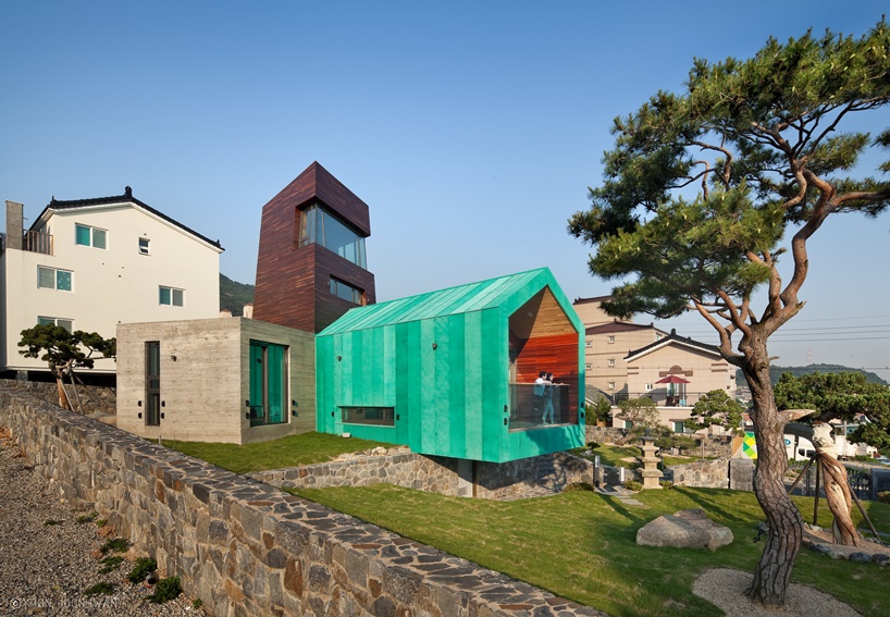 on architecture tower house gimhae korea designboom