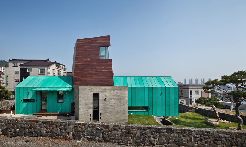 on architecture tower house gimhae korea designboom
