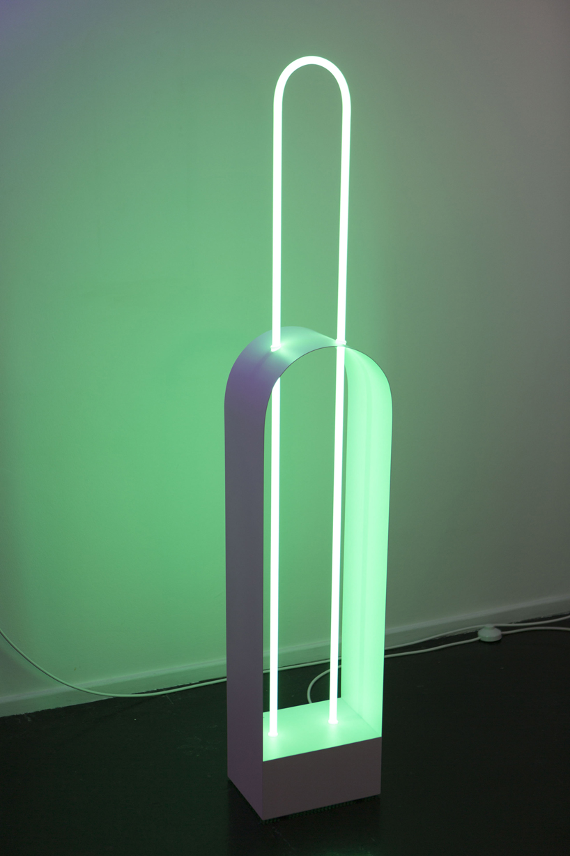 giorgia zanellato designs experimental neon mirage collection