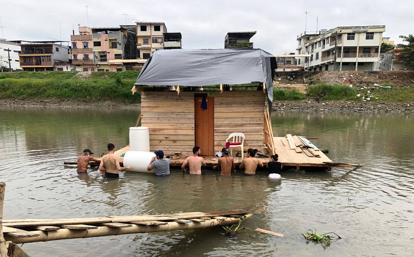 natura futura + juan carlos bamba build a 'fisherman's refuge' in ecuador designboom