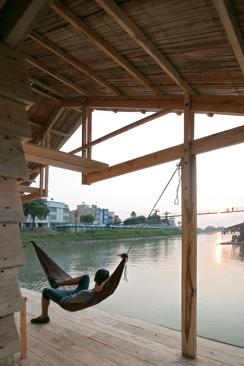 natura futura + juan carlos bamba build a 'fisherman's refuge' in ecuador designboom