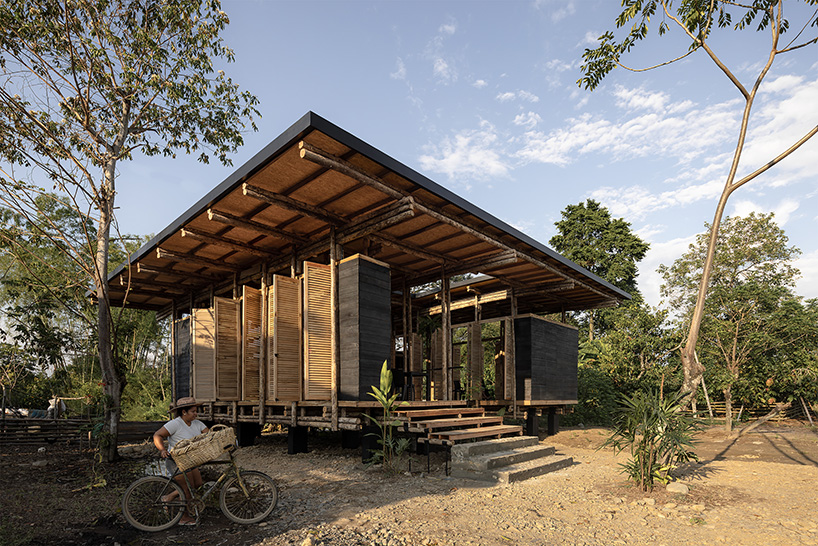teak bakery by natura futura doubles as learning space in