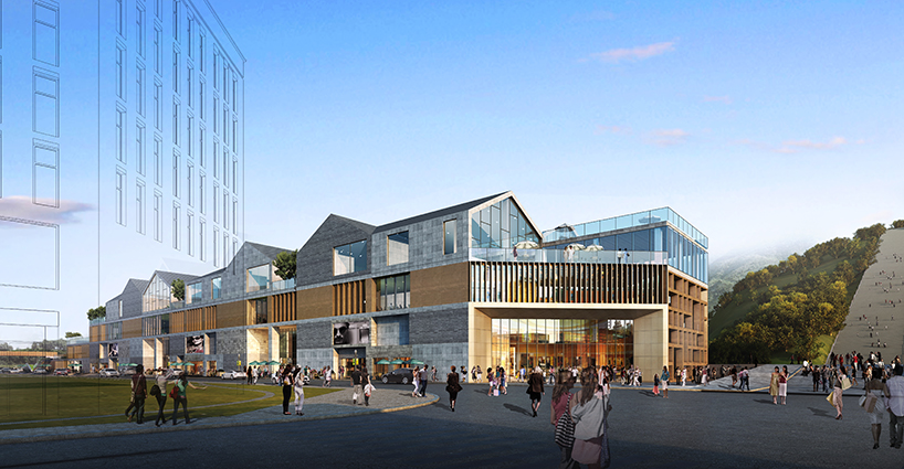 kuan architects antique fish shopping mall quinshi china designboom