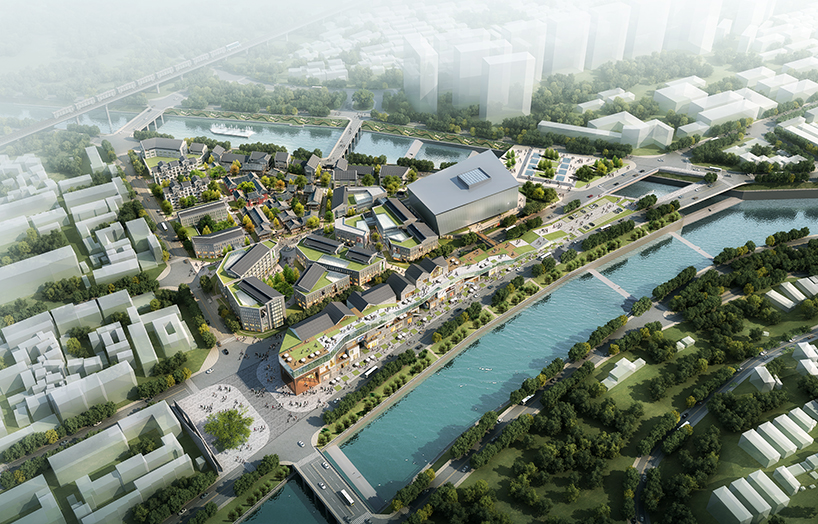 kuan architects UCD antique fish shopping mall quinshi china designboom