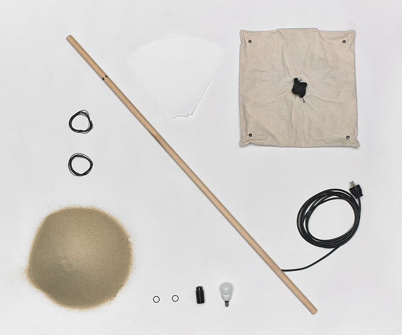 sandbag buoy lamp designed by karl frederik scholz