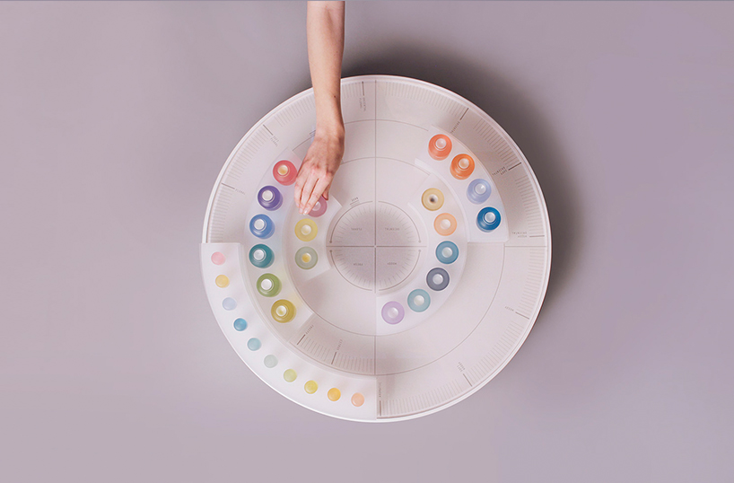 kyugum hwang perfume scent palette designboom