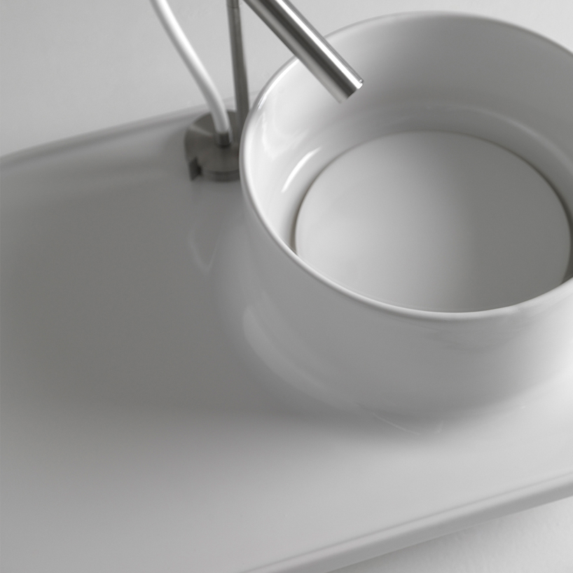 upper collection adolini+simonini associati white ceramic designboom