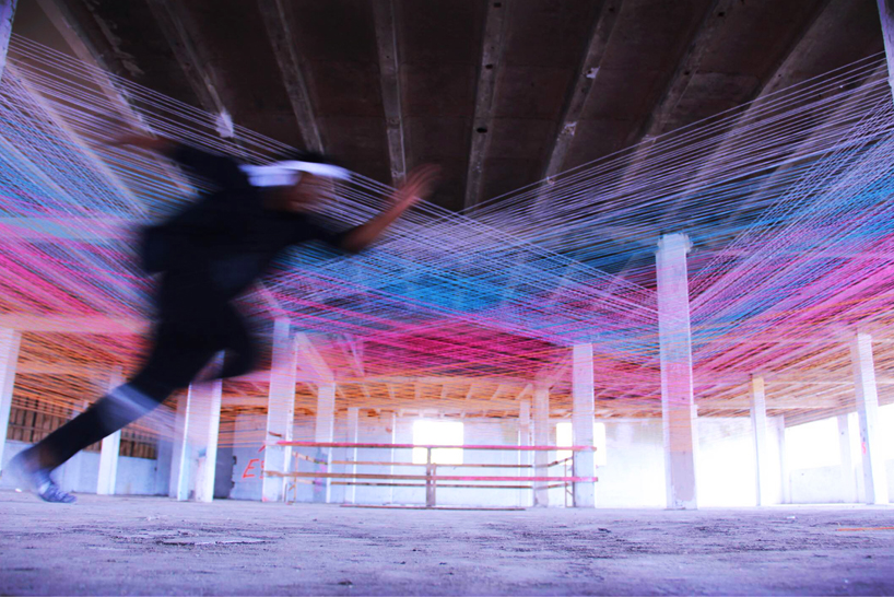 toki's synth series uses yarn to visualize sound in three dimensions
