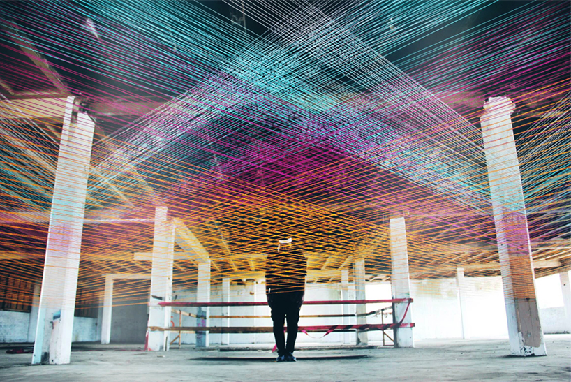 toki's synth series uses yarn to visualize sound in three dimensions