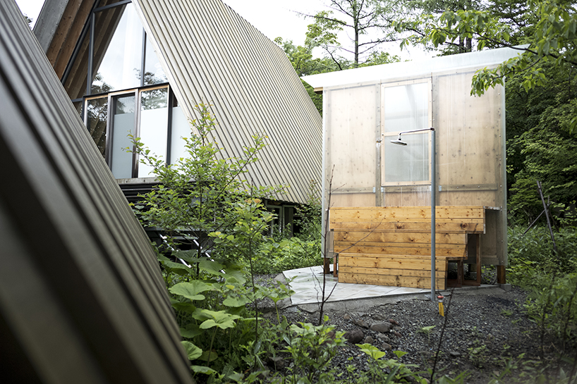 triangulated finnish sauna inspired by japanese teahouse 2