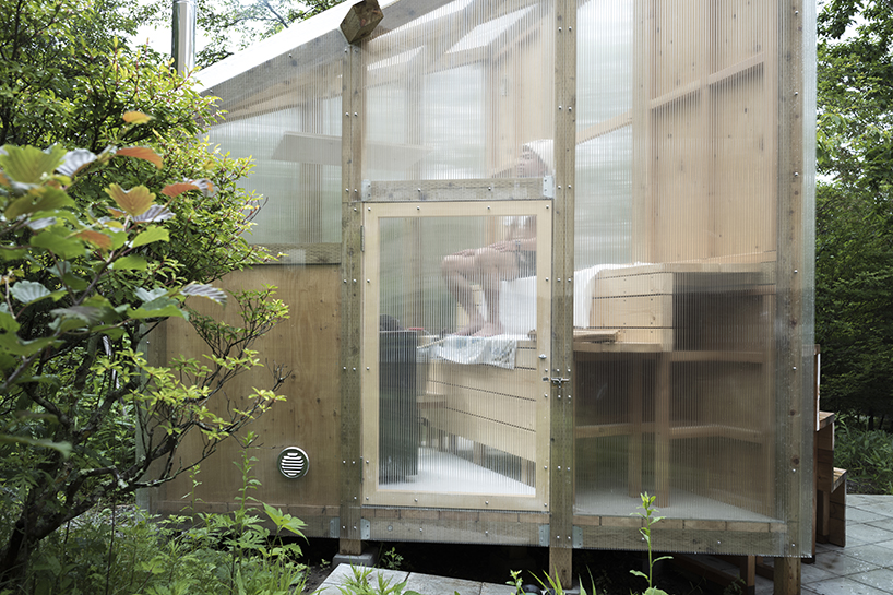 triangulated finnish sauna inspired by japanese teahouse 6
