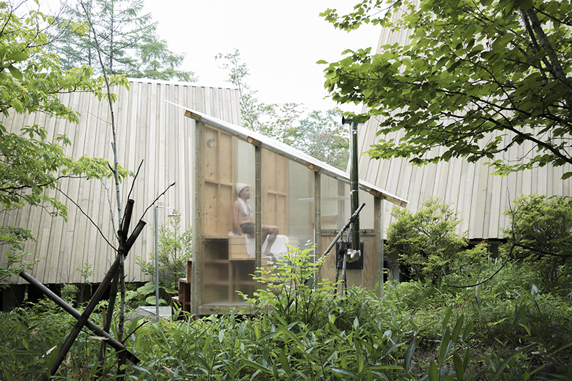 triangulated finnish sauna inspired by japanese teahouse 7