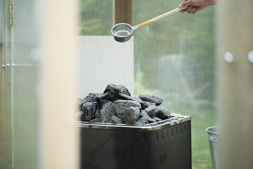 triangulated finnish sauna inspired by japanese teahouse 9