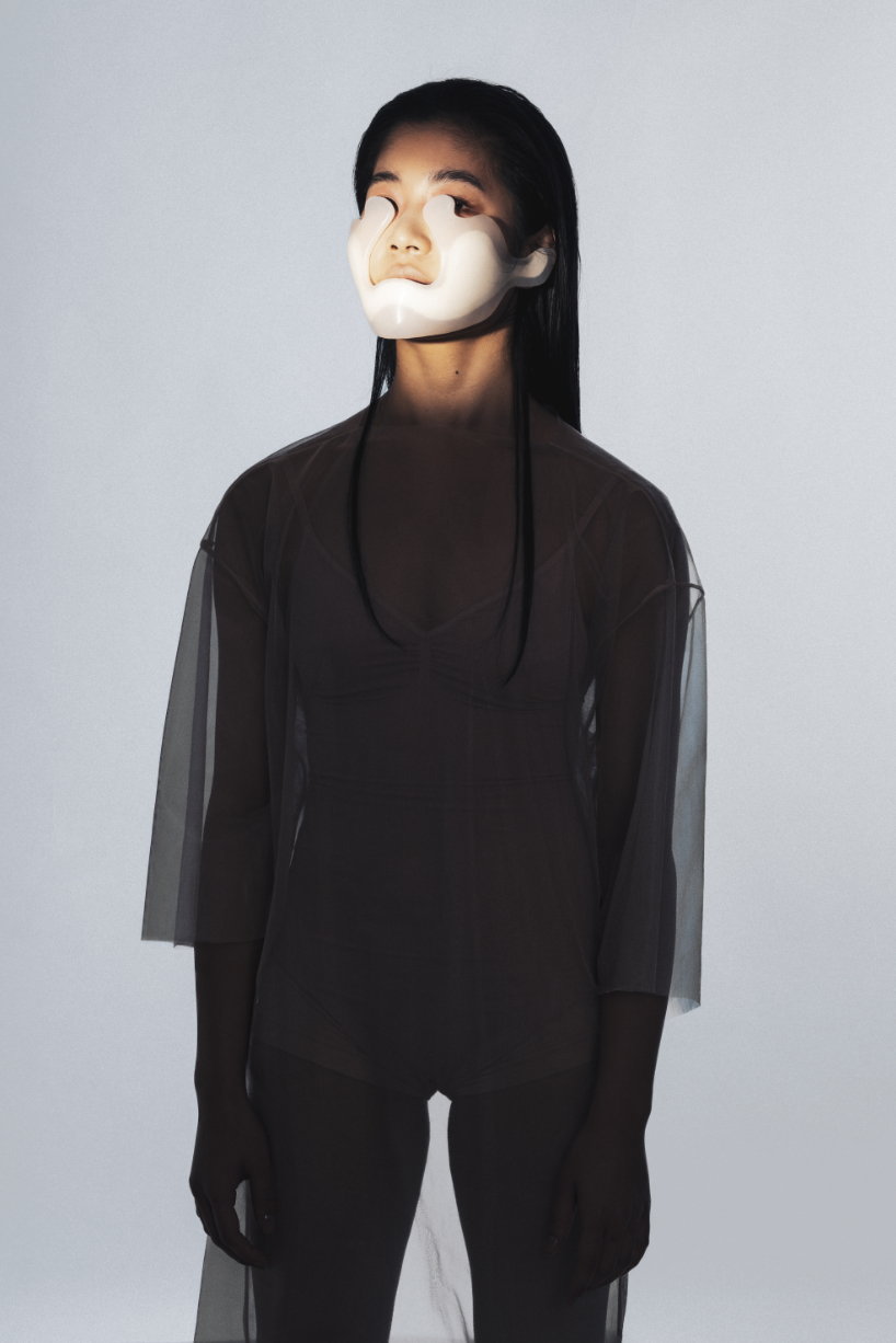 futuristic masks by iga węglińska intensify different senses through restricted access - 5