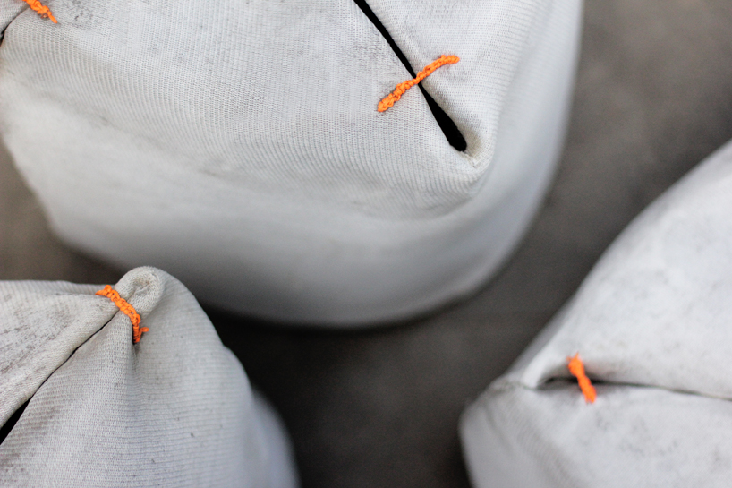 miriam estevez concrete canvas fabric seating collection designboom miriam estevez concrete canvas fabric seating collection designboom