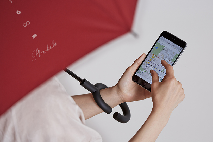 rain impeding your texting? try the phone-brella by kt design