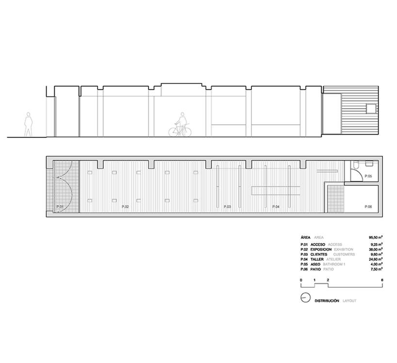 hugo mompó bullit cyclery shop valencia spain designboom