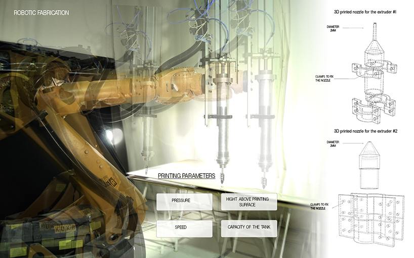 masters student looks to algae to create living screens using robotic fabrication