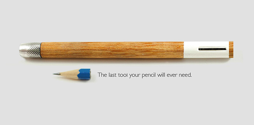 pencil+ sharpens, extends and transports your favorite tool designboom