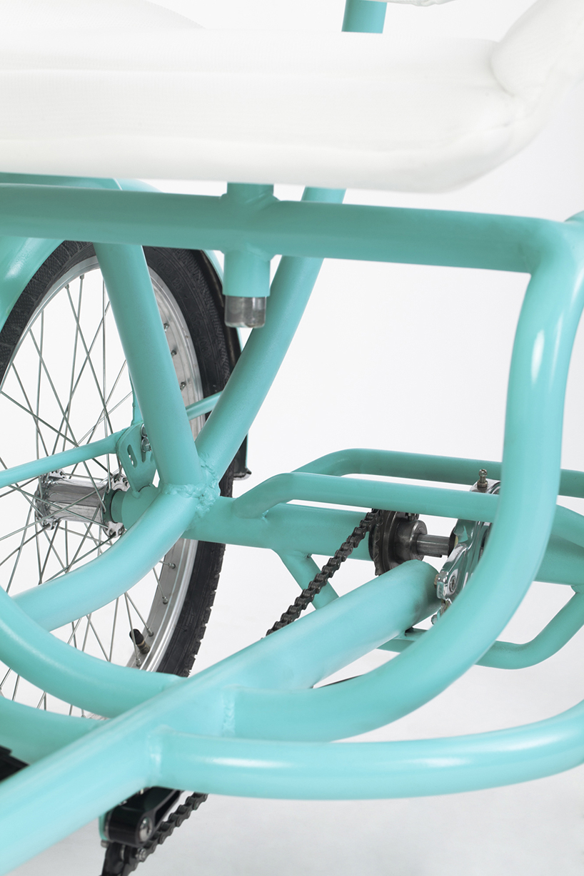 the CERO e-tricycle emphasizes strength + support