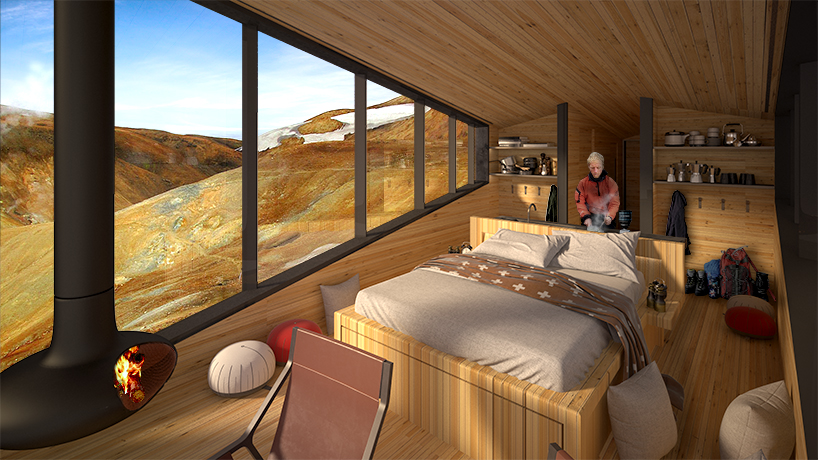 School Studio Plans Trekking Cabins For Iceland S Remote