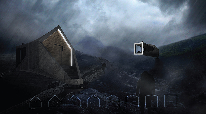 school studio trekking cabins remote highlands iceland designboom