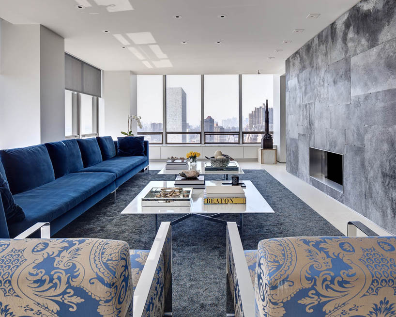 ORA studio conceives UN plaza duplex apartment in new york