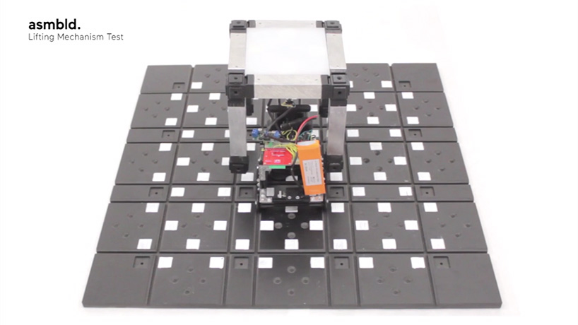 project dom indoors coordinates tiny robots to assemble rooms in minutes