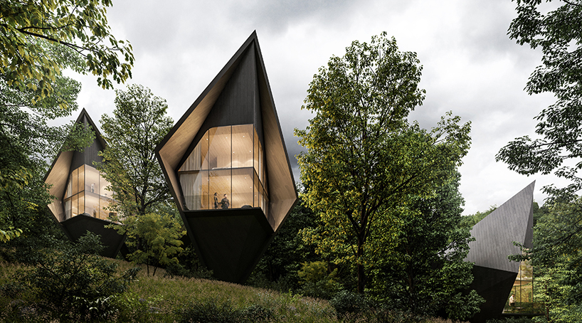 Peter Pichler Architecture Designs Sustainable Tree Houses For West Virginia,Executive Modern Office Furniture Design