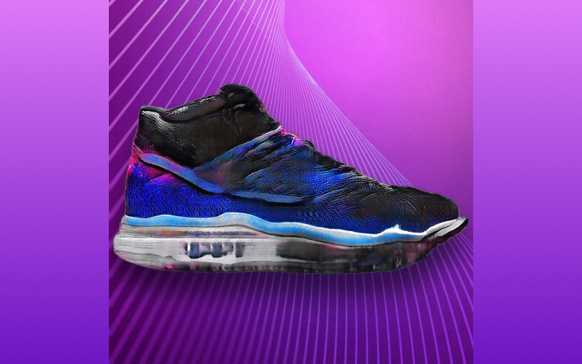 Premium AI Image  A pair of shoes with a design on the front