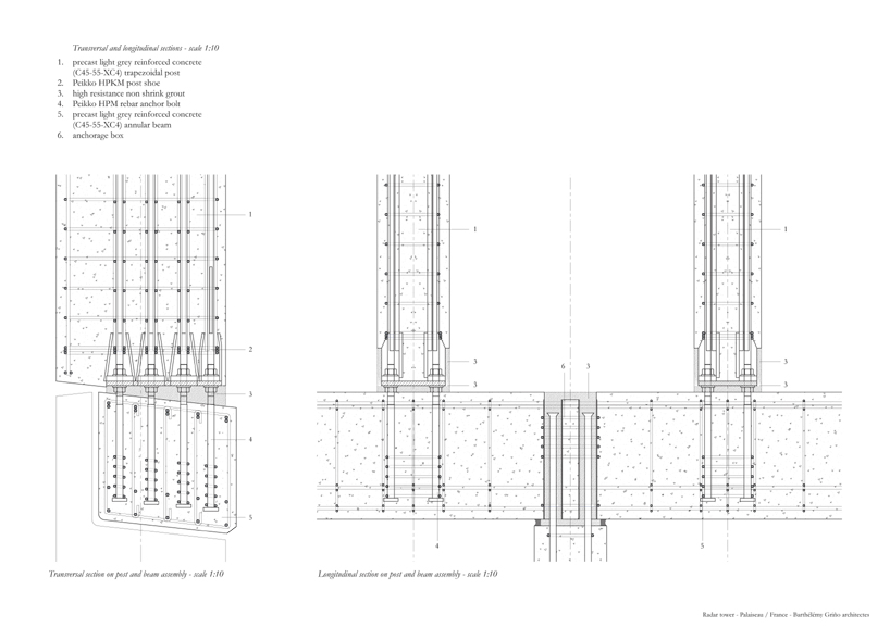 barthélémy griño architectes raises a perforated radar tower in saclay, paris