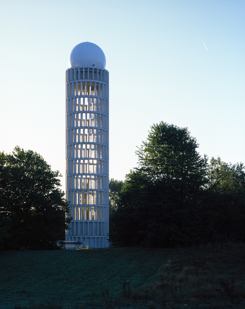 barthélémy griño architectes raises a perforated radar tower in saclay, paris