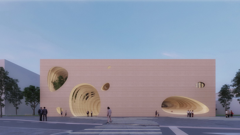 3GATTI's museum proposal in finland aims to be a landmark with its giant wooden blades